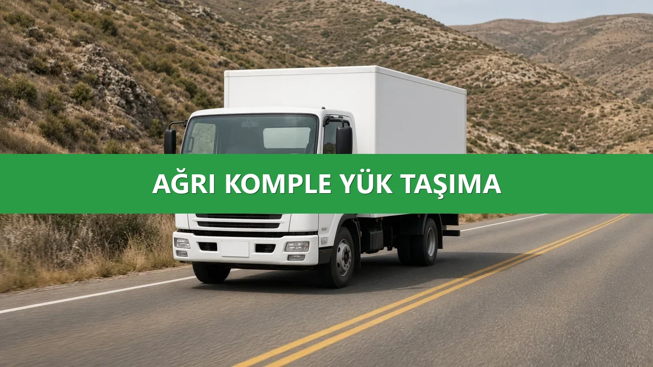 Ağrı Paketli Ürün Taşıma Planlama